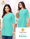 Krisha By Tunic House Viscous Rayon Chikankari Kurta Wholesale In India